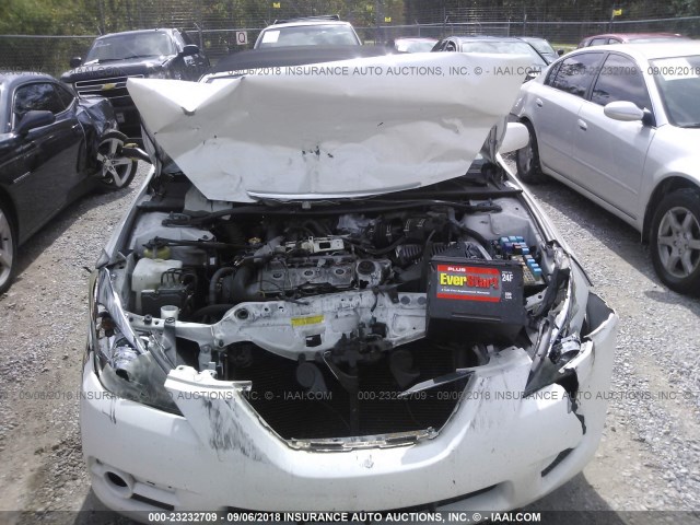 4T1FA38P98U149257 - 2008 TOYOTA CAMRY SOLARA SE/SLE/SPORT WHITE photo 6