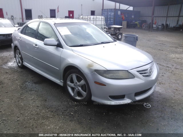 1YVFP84C445N61135 - 2004 MAZDA 6 I SILVER photo 1