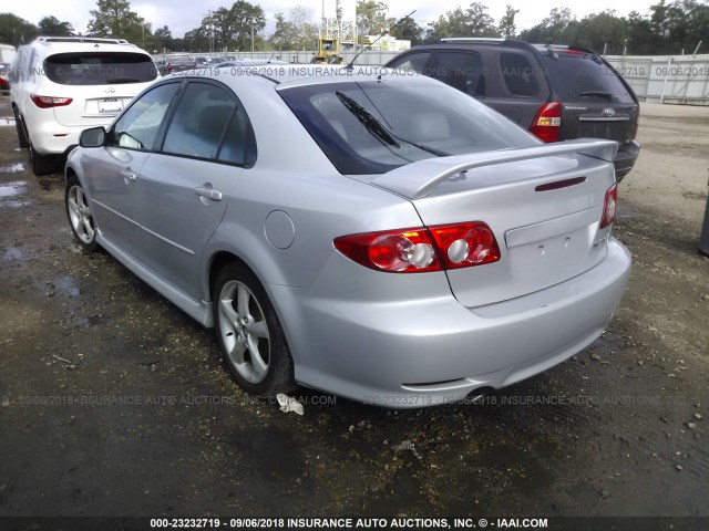 1YVFP84C445N61135 - 2004 MAZDA 6 I SILVER photo 3