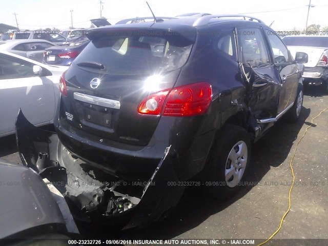 JN8AS5MT5FW672906 - 2015 NISSAN ROGUE SELECT S BLACK photo 6