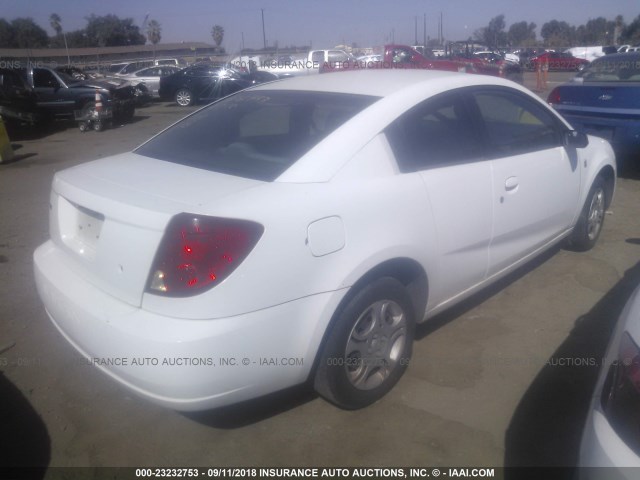 1G8AN12F14Z105803 - 2004 SATURN ION LEVEL 2 白色 照片 4
