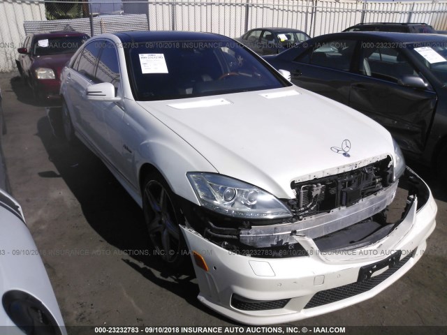 WDDNG7HB3AA325808 - 2010 MERCEDES-BENZ S 63 AMG WHITE photo 1