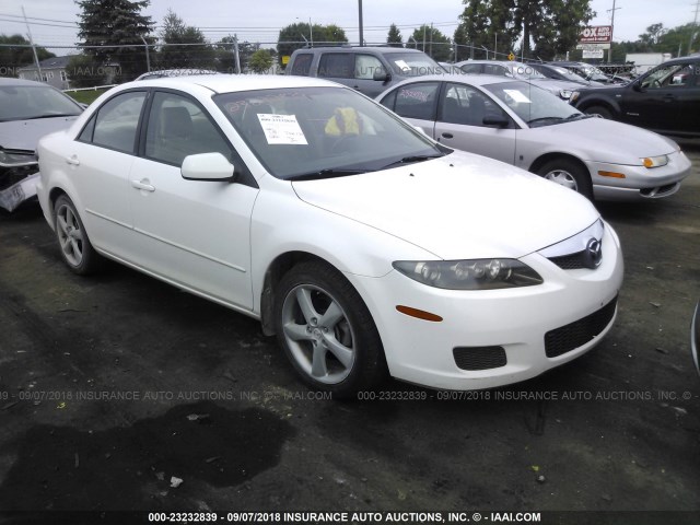 1YVHP80D165M39519 - 2006 MAZDA 6 S WHITE photo 1