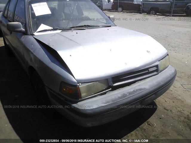 JM1BG2266L0152323 - 1990 MAZDA PROTEGE LX GRAY photo 6