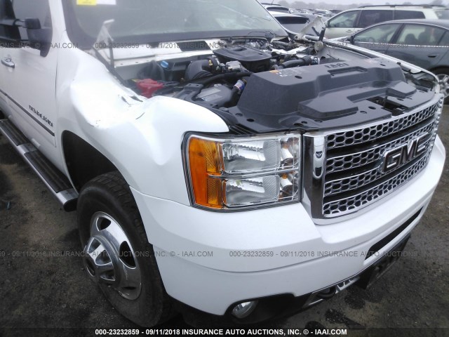 1GT426C82DF208366 - 2013 GMC SIERRA K3500 DENALI WHITE photo 8