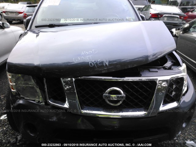 5N1AR1NN9AC600595 - 2010 NISSAN PATHFINDER S/LE/SE GRAY photo 10