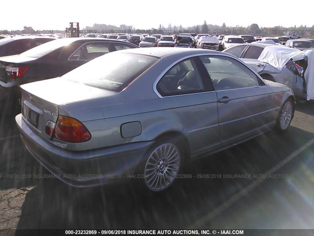 WBABN33491JW59651 - 2001 BMW 325 CI SILVER photo 4