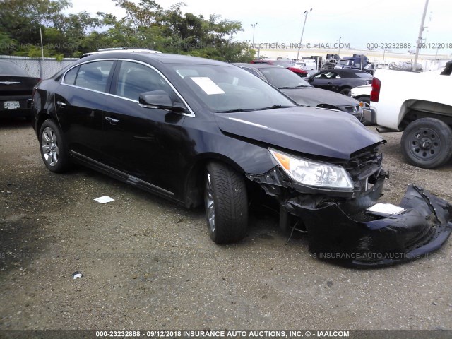 1G4GE5EV2AF177807 - 2010 BUICK LACROSSE CXS BLACK photo 1