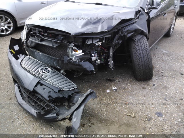 1G4GE5EV2AF177807 - 2010 BUICK LACROSSE CXS BLACK photo 6