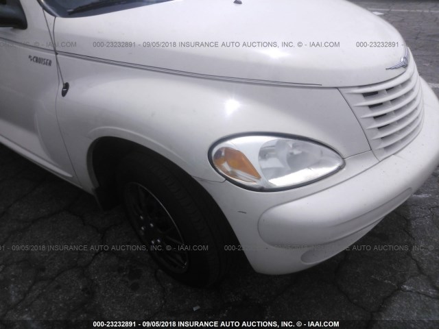 3C4FY58B95T573043 - 2005 CHRYSLER PT CRUISER TOURING WHITE photo 6