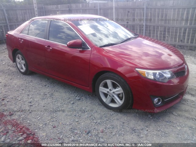 4T1BF1FK0CU543217 - 2012 TOYOTA CAMRY SE/LE/XLE წითელი ფოტო 1