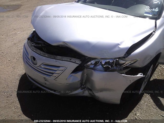 4T1BK46K97U532638 - 2007 TOYOTA CAMRY NEW GENERAT LE/XLE/SE SILVER photo 6