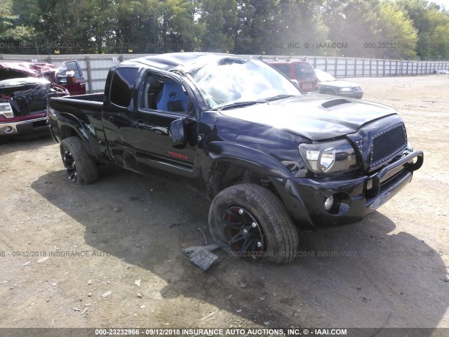 5TEUU42N06Z241314 - 2006 TOYOTA TACOMA ACCESS CAB BLACK photo 1