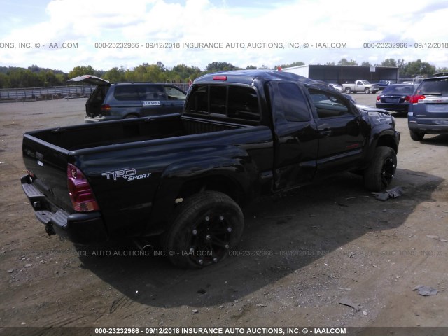 5TEUU42N06Z241314 - 2006 TOYOTA TACOMA ACCESS CAB Қара фото 4