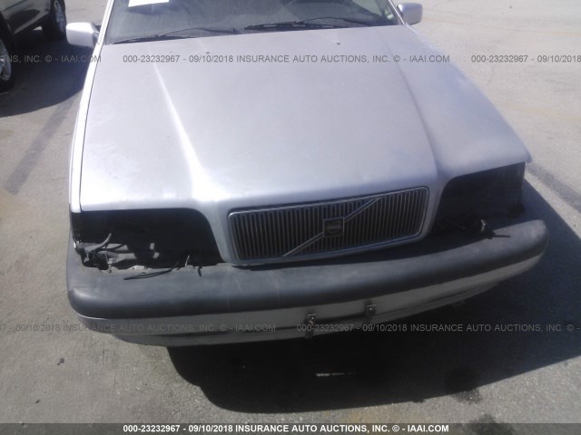 YV1LW5717R2053233 - 1994 VOLVO 850 SILVER photo 6