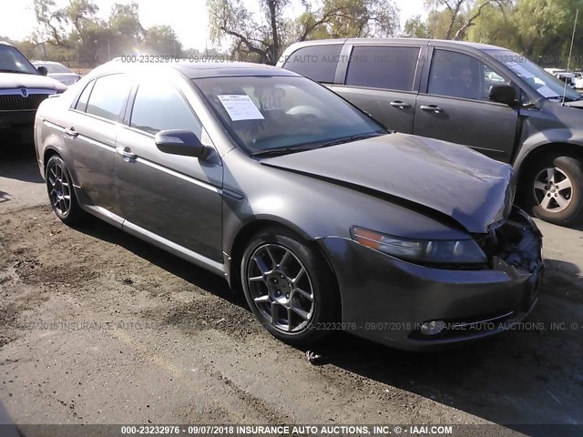 19UUA765X7A040411 - 2007 ACURA TL TYPE S GRAY photo 1