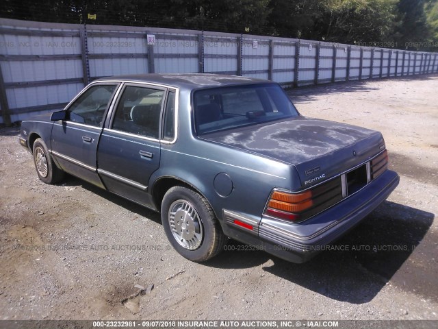 2G2AF51R4H9245628 - 1987 PONTIAC 6000 BLUE photo 3