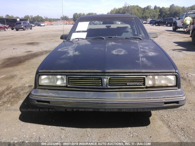 2G2AF51R4H9245628 - 1987 PONTIAC 6000 BLUE photo 6