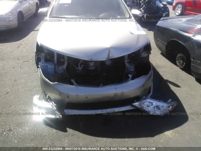 4T4BF1FK6ER387984 - 2014 TOYOTA CAMRY L/SE/LE/XLE 金色 照片 6