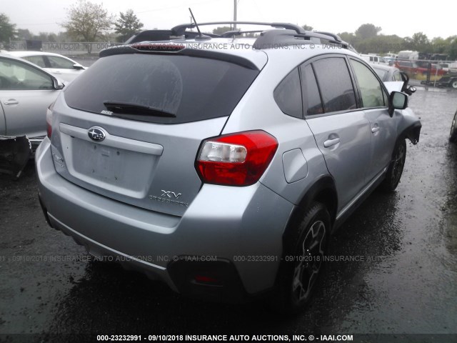 JF2GPAKC2E8212562 - 2014 SUBARU XV CROSSTREK 2.0 LIMITED SILVER photo 4