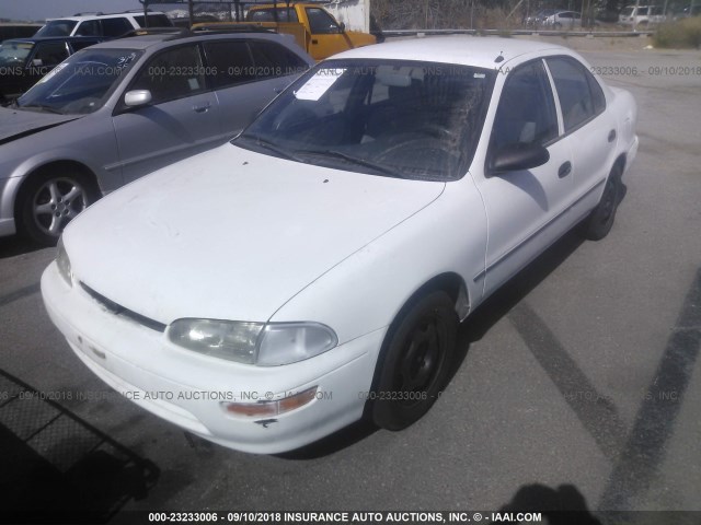 1Y1SK5264VZ453960 - 1997 GEO PRIZM LSI WHITE photo 2