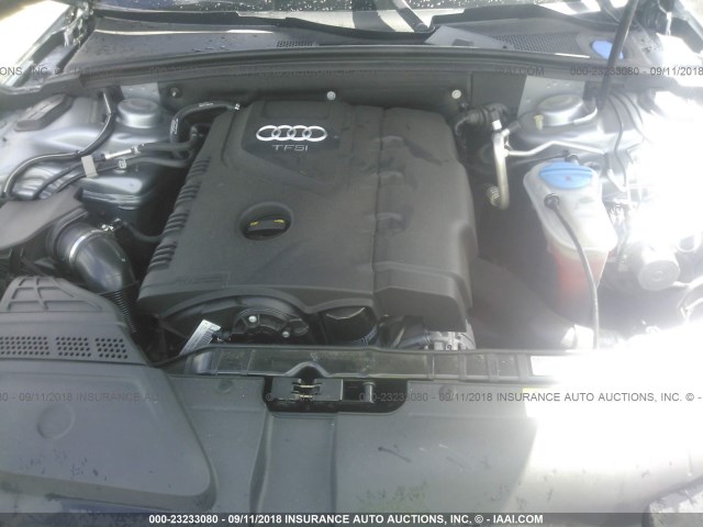 WAUFFAFL5FA080525 - 2015 AUDI A4 PREMIUM PLUS GRAY photo 10