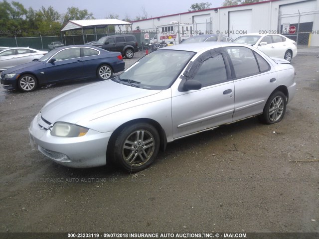 1G1JF52F537142785 - 2003 CHEVROLET CAVALIER LS SILVER photo 2