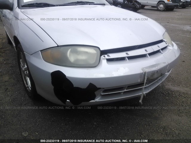 1G1JF52F537142785 - 2003 CHEVROLET CAVALIER LS SILVER photo 6