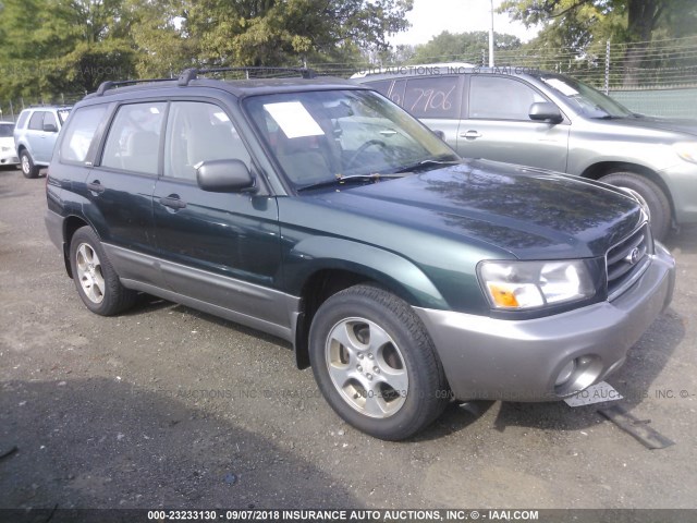 JF1SG656X4H722268 - 2004 SUBARU FORESTER 2.5XS Жасыл фото 1