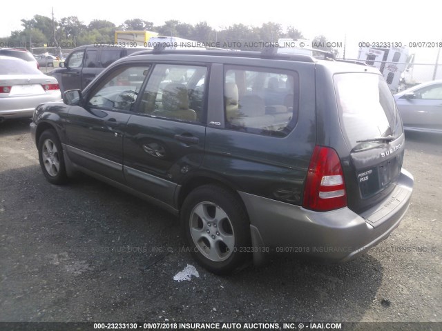 JF1SG656X4H722268 - 2004 SUBARU FORESTER 2.5XS Жасыл фото 3