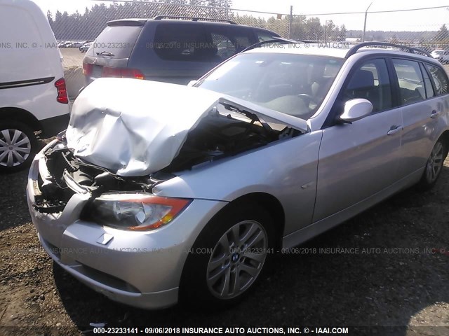 WBAVT73587FZ35946 - 2007 BMW 328 XIT SILVER photo 2