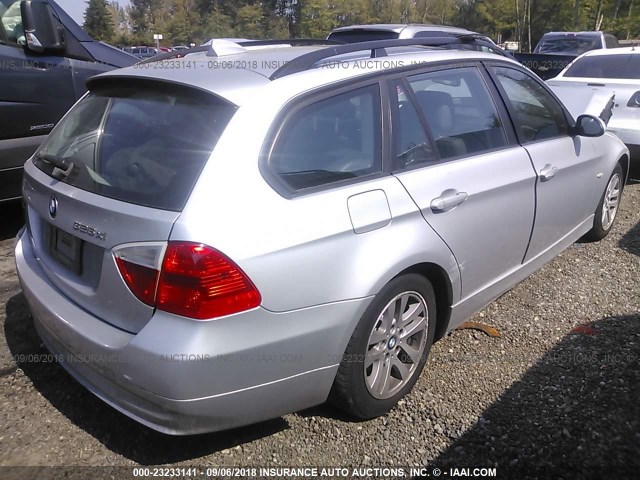 WBAVT73587FZ35946 - 2007 BMW 328 XIT SILVER photo 4