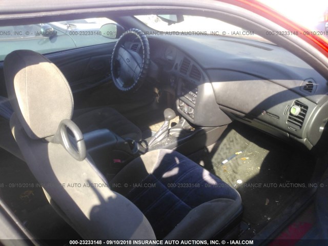 2G1WW12E559144589 - 2005 CHEVROLET MONTE CARLO LS წითელი ფოტო 5