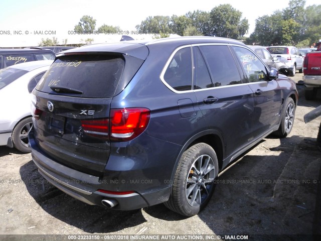 5UXKR0C59E0H23036 - 2014 BMW X5 XDRIVE35I BLACK photo 4