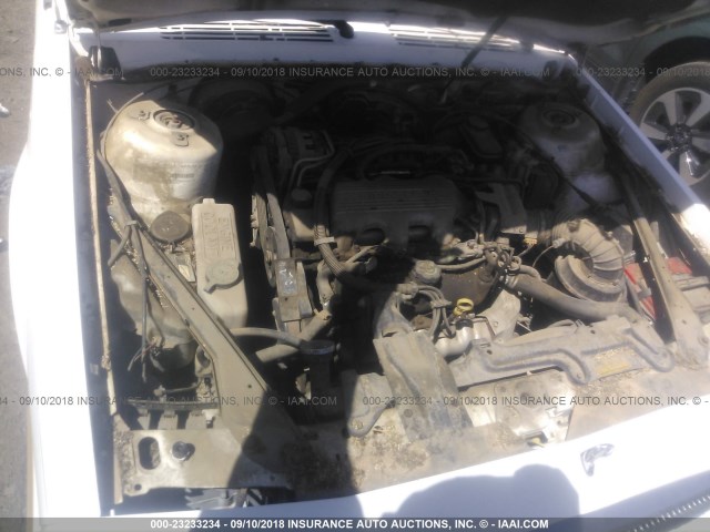 1G4AG55M6S6486642 - 1995 BUICK CENTURY SPECIAL WHITE photo 10