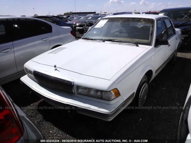 1G4AG55M6S6486642 - 1995 BUICK CENTURY SPECIAL WHITE photo 2