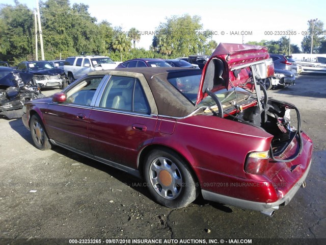 1G6KS54Y9YU255429 - 2000 CADILLAC SEVILLE SLS RED photo 3