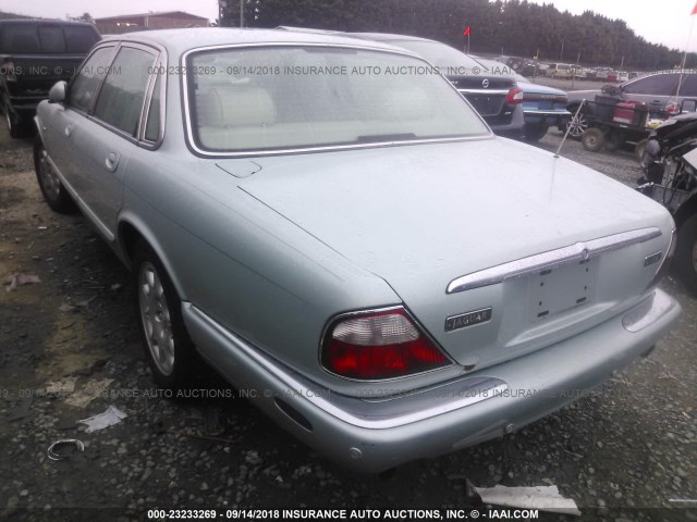 SAJDA14C21LF30113 - 2001 JAGUAR XJ8 Light Blue photo 3