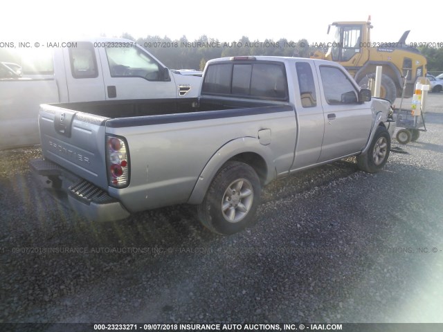 1N6DD26TX3C417676 - 2003 NISSAN FRONTIER KING CAB XE SILVER photo 4