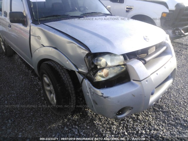 1N6DD26TX3C417676 - 2003 NISSAN FRONTIER KING CAB XE SILVER photo 6