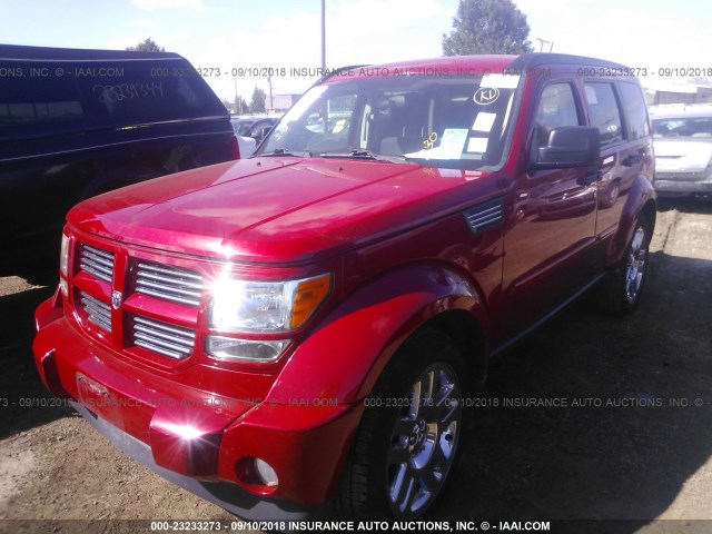 1D4PU4GK8BW576665 - 2011 DODGE NITRO HEAT RED photo 2