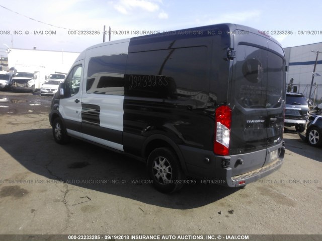 1FTYR2CM9FKB28219 - 2015 FORD TRANSIT T-250 BLACK photo 3