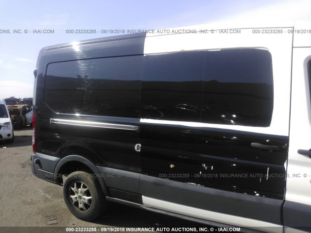 1FTYR2CM9FKB28219 - 2015 FORD TRANSIT T-250 BLACK photo 6