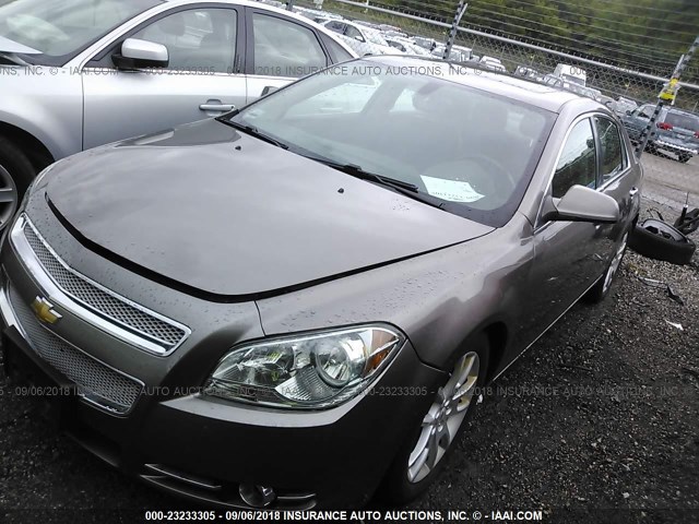 1G1ZG5E75CF114284 - 2012 CHEVROLET MALIBU LTZ 金色 照片 2
