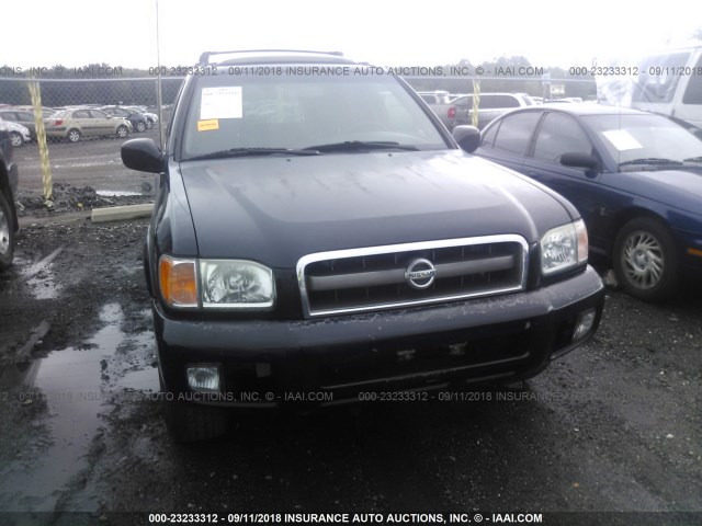 JN8DR09Y03W837384 - 2003 NISSAN PATHFINDER LE/SE BLACK photo 6