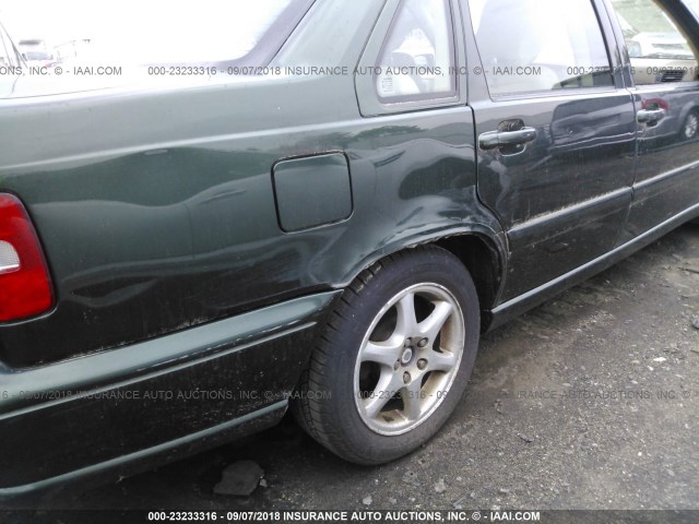 YV1LS61J9Y2655138 - 2000 VOLVO S70 SE GREEN photo 6