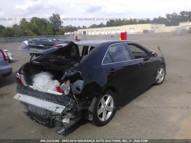 4T1BF1FK5EU473149 - 2014 TOYOTA CAMRY L/SE/LE/XLE 黑色 照片 4