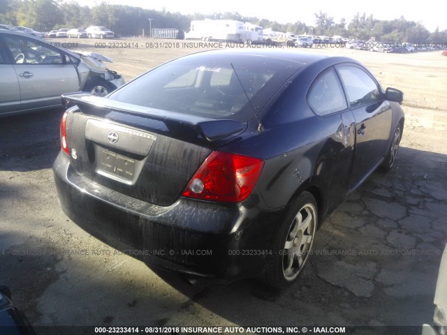 JTKDE167X50043533 - 2005 TOYOTA SCION TC 黑色 照片 4
