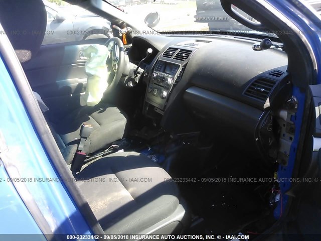 1FM5K8AR4FGC51594 - 2015 FORD EXPLORER POLICE INTERCEPTOR BLUE photo 5