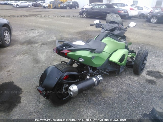 2BXJANA1XCV000420 - 2012 CAN-AM SPYDER ROADSTER RS-S GREEN photo 4